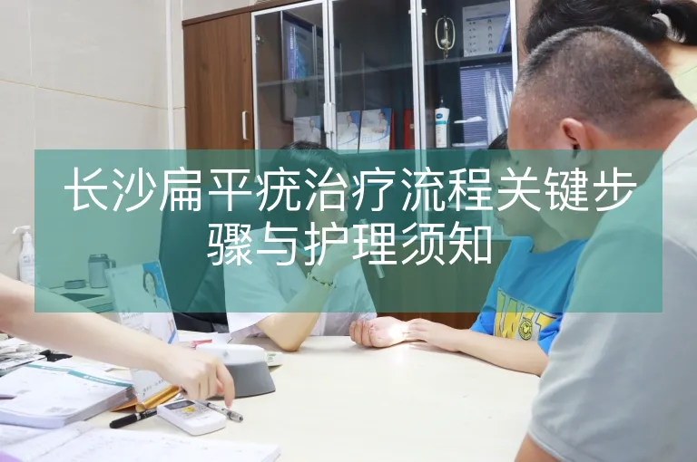 长沙扁平疣治疗流程关键步骤与护理须知