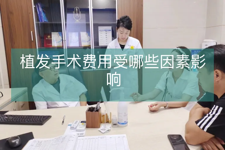 植发手术费用受哪些因素影响